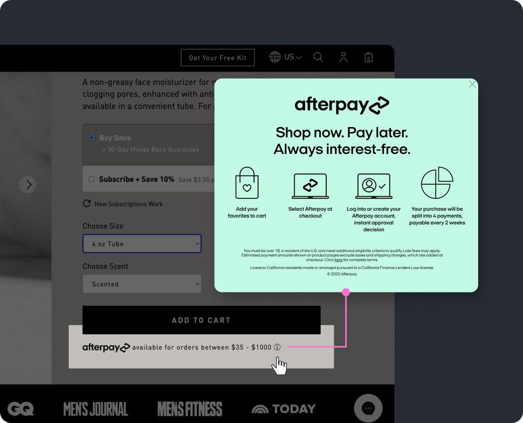 AfterPay Integration